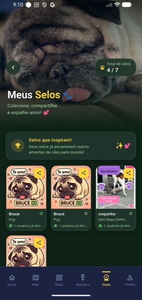 Pets para doação no GetDog
